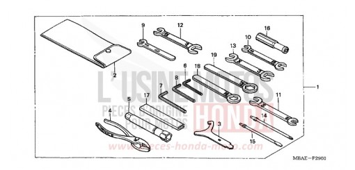 OUTILS VT750C2Y de 2000